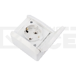 Розетка одноместная INDUSTRIAL IP54 с заземлением, о/у, белая KRANZ, фото4