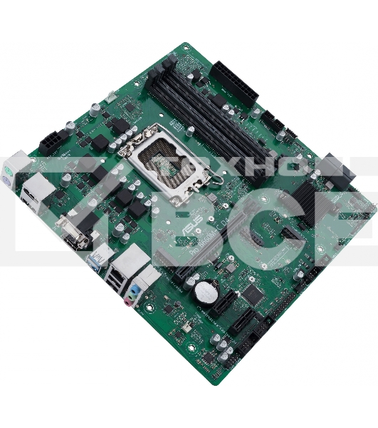 Материнская плата ASUS Pro B660M-C D4-CSM, LGA 1700, Intel B660, 4xDDR4, 1xHDMI, 1xVGA, 2xDP, 1x1Gb LAN, 2xUSB-A, 3x3.5 мм, 7.1, Micro-ATX