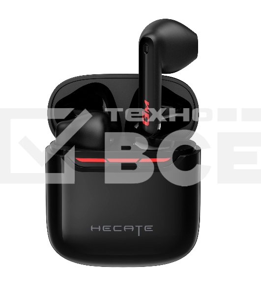Наушники с микрофоном Edifier Hecate GM3 Plus черный вкладыши BT оголовье