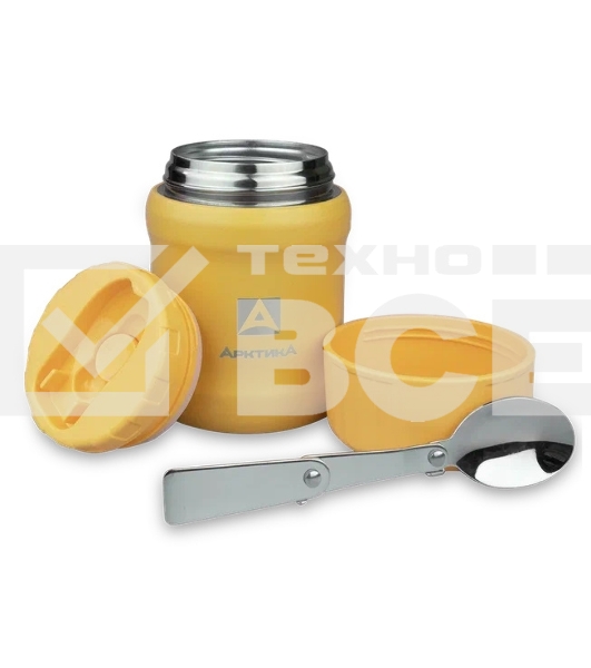 Термос для еды Арктика 311-500 0.5 л. желтый, картонная коробка (311-500/YELLOW)