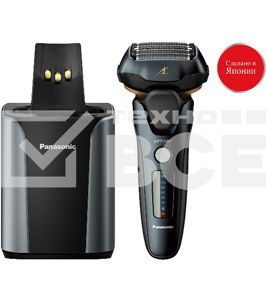 Бритва сетчатая Panasonic ES-LV97-K820 реж.эл.:5 питан.:аккум. черный
