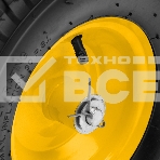 Тачка строительная, усиленная, объем 140 л, 250 кг, двухколесная, колесо 15х6.00-6 Denzel, фото4