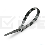 Нейлоновые стяжки Fortisflex КСС 5х200 мм черный 100 штук, фото 1