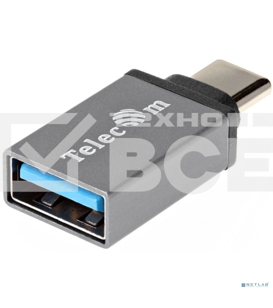 Переходник OTG USB 3.1 Type-C --> USB 3.0 Af  Telecom <TA431M>