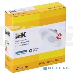 Светильник Iek LDVO0-1613-12-4000-K01 LED ДВО 1613 белый круг 12Вт 4000К IP20 пластик. корпус, диам 145 мм, фото3