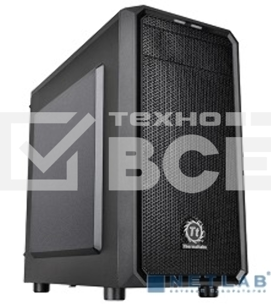 Корпус Thermaltake  Versa H15 черный без БП mATX 4x120mm 1xUSB2.0 1xUSB3.0 audio bott PSU