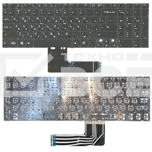 Клавиатура для ноутбука Sony FIT 15 SVF15 черная с подсветкой