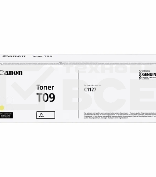 Тонер Canon T09 YL 3017C006 желтый туба для копира i-SENSYS X C1127iF, C1127i, C1127P