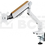 Кронштейн для мониторов Ultramounts UM732W белый/коричневый 17'-32' макс.8кг крепление к столешнице поворот и наклон, фото19