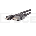 Кабель VCOM/TELECOM HDMI-19M -- MicroHDMI-19M ver 2.0+3D/Ethernet,1m Telecom <TCG206-1M>, фото3