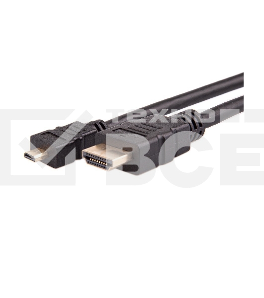 Кабель VCOM/TELECOM HDMI-19M -- MicroHDMI-19M ver 2.0+3D/Ethernet,1m Telecom <TCG206-1M>