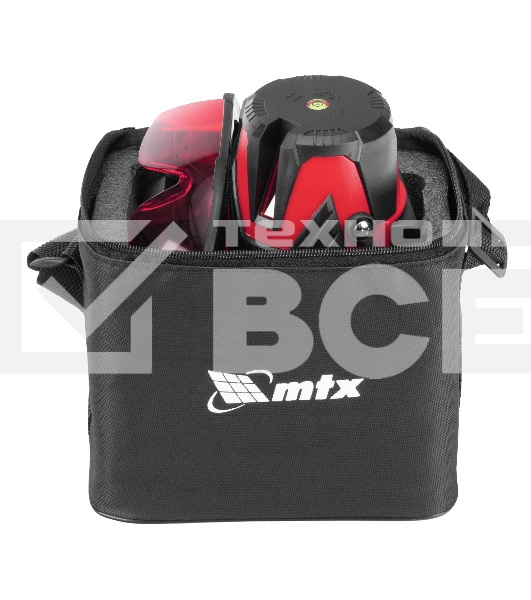 Лазерный уровень MTX MXL RED, 30 м, красный луч, акк. Li 2400 mAh, сумка, резьба 5/8'