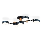 Светильник Ambrella light FL4835/5 BK черный 3000K-6400K 70W 830*400*160 (ПДУ ИК), фото 1