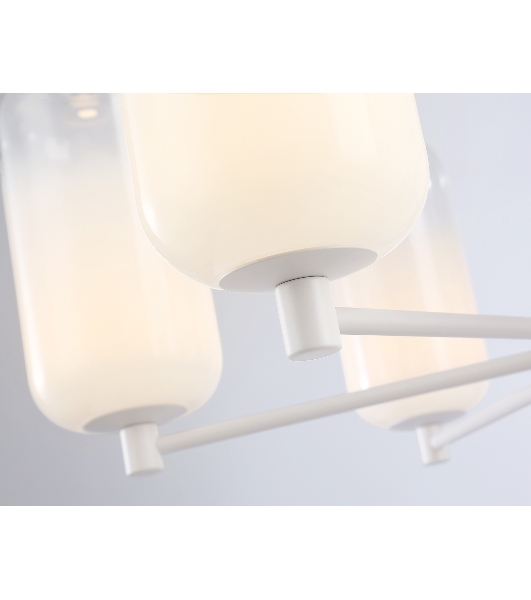 Подвесной светодиодный светильник Ambrella light LH11107/6 WH/FR белый/белый матовый 24W 3000K D630*280