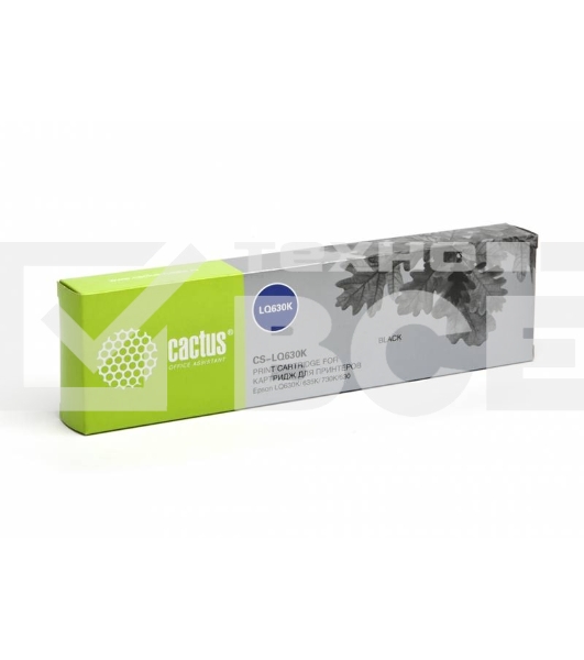 Картридж матричный Cactus CS-LQ630 черный (2 млн. знаков) для Epson LQ630K/635K/730K