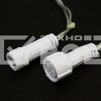 Гирлянда «Нить» 10 м, 200 LED, прозрачный ПВХ, цвет свечения белый с эффектом мерцания (каждый 5-й) NEON-NIGHT, фото4