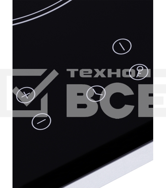 Варочная поверхность Hyundai HHE 6670 BG черный