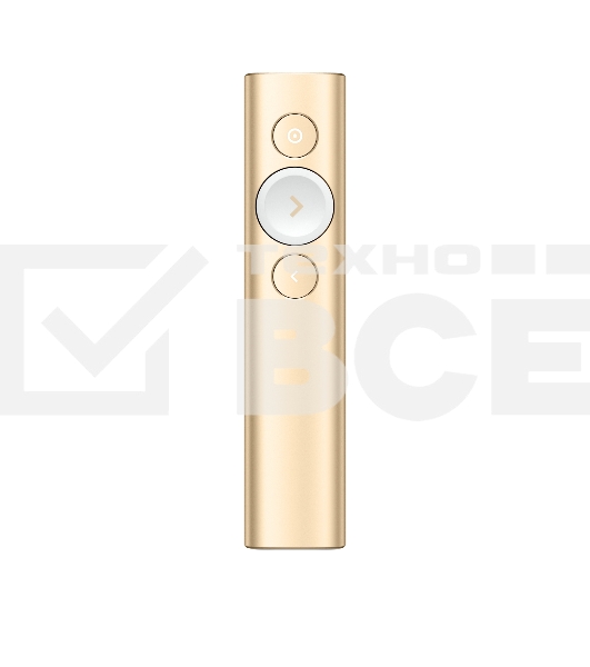 Презентер Logitech Spotlight золотистый, радиоканал, USB, кнопки - 3