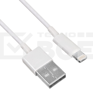 Кабель Buro USB-IP-1.2W2A 1.2м белый