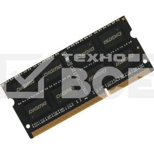Оперативная память Digma, DDR3, 8GB (1x8 GB), 1600 MHz, CL11, SO-DIMM