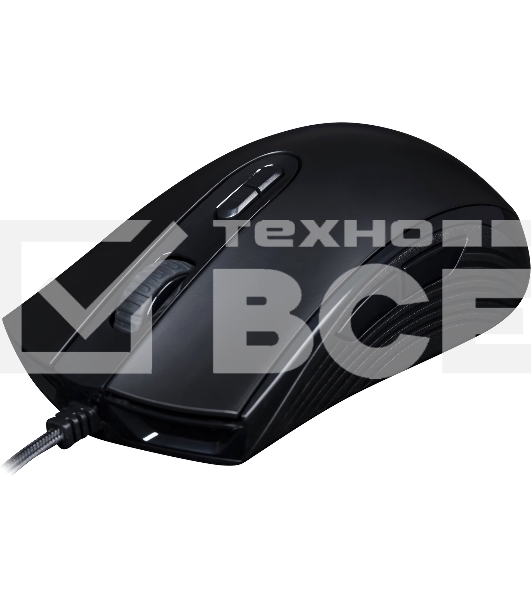 Мышь проводная HyperX Pulsfire Core черный, 6200 dpi, USB, кнопки - 7
