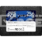 Накопитель SSD Patriot P210, 256GB, SATA III, 2.5