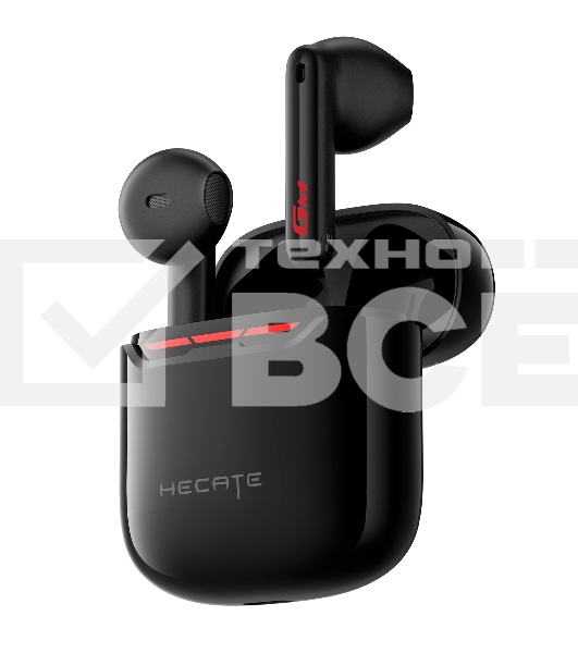 Наушники с микрофоном Edifier Hecate GM3 Plus черный вкладыши BT оголовье