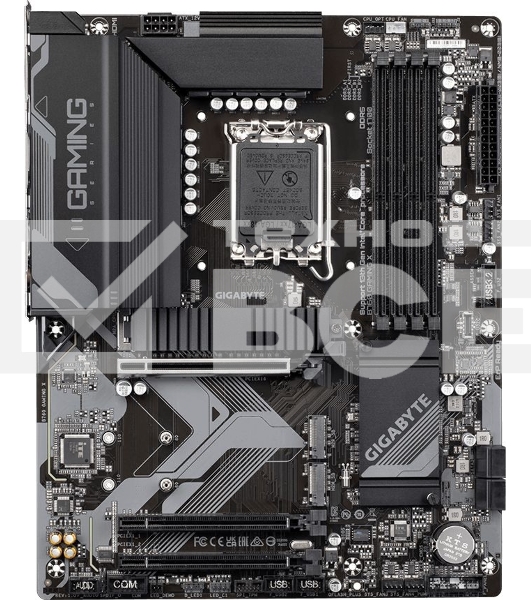 Материнская плата Gigabyte B760 GAMING X, LGA 1700, Intel B760, 4xDDR5, 4xSATA, 3xM.2, 1xPCI-E 4.0 x16, 2xPCI-E 3.0 x1, 1xHDMI, 1xDP, 1x 2.5Gb LAN, 1xUSB 3.2 Gen 2, 1xUSB 3.2 Gen 1, 5xUSB 2.0, 6x3.5 мм, 7.1, ATX