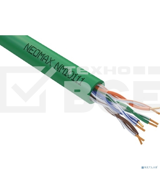 Кабель NEOMAX NM10111 Кабель UTP cat.5e 4 пары (305 м) 0.51 мм LSZH Taiwan (200 Mhz)