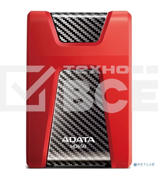 Внешний жесткий диск ADATA USB 3.0 1Tb AHD650-1TU31-CRD HD650 DashDrive Durable 2.5