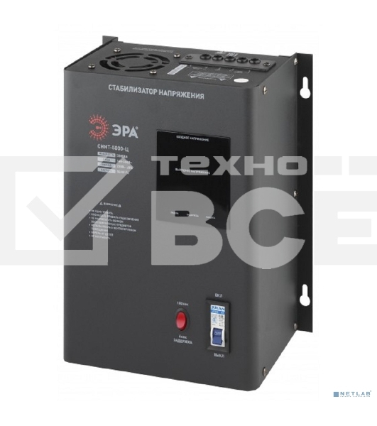 Стабилизатор напряжения настенный ЭРА ц.д., 140-260В/220/В, 5000ВА (40)