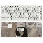 Клавиатура для ноутбука Sony Vaio VPC-Y белый с серебристой рамкой, фото4
