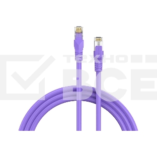 Патч-корд Vention прямой SFTP cat.6A, RJ45 - 0,3м. Фиолетовый