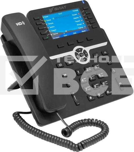 Телефон IP Флат Flat-Phone-B10/RU    черный