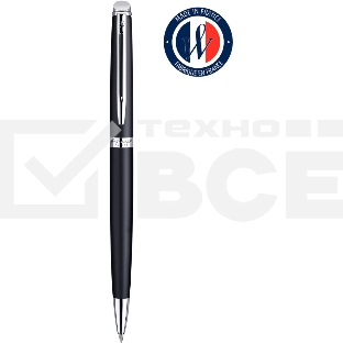 Ручка шариковая Waterman Hemisphere (CWS0920870) Matte Black CT M син. черн. подар.кор.