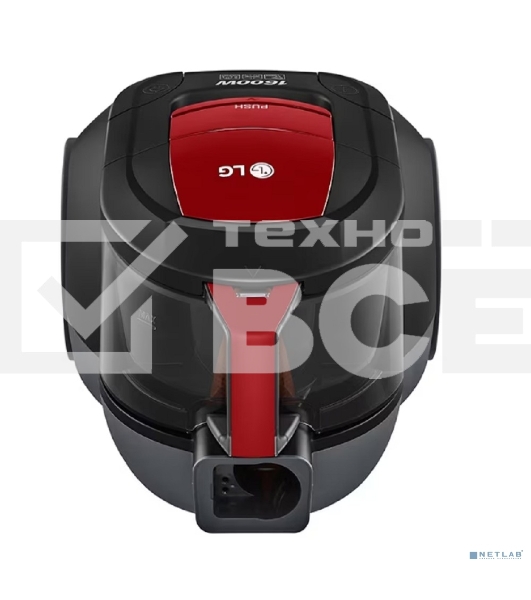 Пылесос LG VC5316NNTR черный/красный, 330/1600 Вт, уборка сухая, пылесборник контейнер 1.3 л