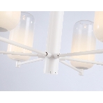 Подвесной светодиодный светильник Ambrella light LH11107/6 WH/FR белый/белый матовый 24W 3000K D630*280, фото4