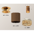 Светильник Ambrella Light XS6304131 SCF/PYG/CF кофе песок/золото желтое полированное/кофе MR16 GU5.3 (N6905, C6304, N6154), фото 1