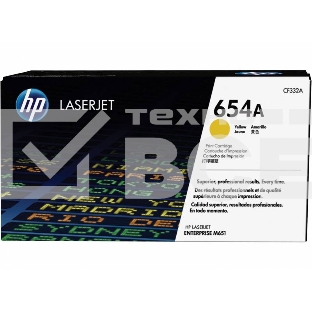 Тонер Картридж HP 654A CF332A желтый для HP CLJ Ent M651n/M651dn/M651xh/M680dn/M680f (15000стр.)