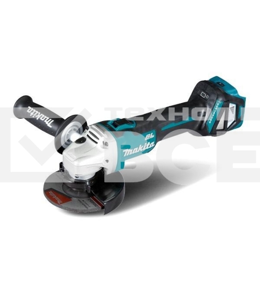 УШМ MAKITA DGA511Z ф125мм, 18В, Li-ion, 3000-8500об\м, 2.3кг, пл пуск, anti-restart, защ от обр.уд