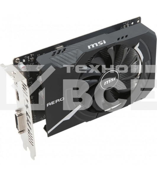 Видеокарта MSI PCIE16 GT1030 2GB GDDR4 GT 1030 AERO ITX 2GD4 OC