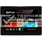 Накопитель SSD SiliconPower Slim S55, 240Gb, SATA, 2.5