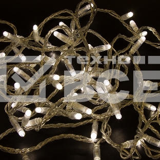 Гирлянда «Нить» 10 м, 200 LED, прозрачный ПВХ, цвет свечения теплый белый NEON-NIGHT
