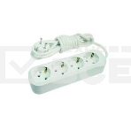 Удлинитель 4 гн 3 м с\з Makel MGP153, фото 1