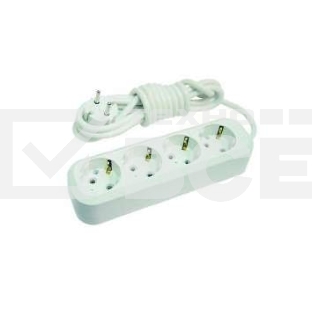 Удлинитель 4 гн 3 м с\з Makel MGP153