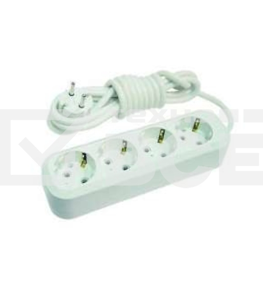 Удлинитель 4 гн 3 м с\з Makel MGP153