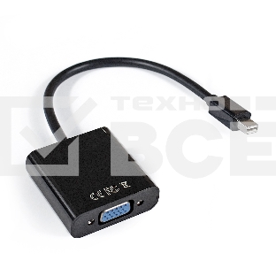 Кабель-переходник Exegate EX284923RUS  miniDisplayPort-VGA ExeGate EX-mDPM-VGAF-0.15 (mini20M/15F, 0,15м)