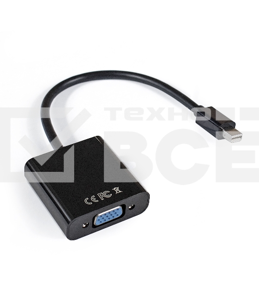 Кабель-переходник Exegate EX284923RUS  miniDisplayPort-VGA ExeGate EX-mDPM-VGAF-0.15 (mini20M/15F, 0,15м)