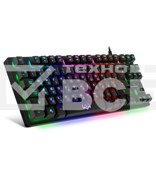 Игровая клавиатура SVEN KB-G7400 (87кл., 12 Fn функций, подсветка) Игровая клавиатура SVEN KB-G7400 (87кл., 12 Fn функций, подсветка)