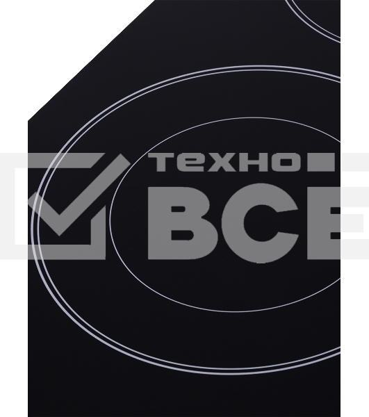 Варочная поверхность Hyundai HHE 6670 BG черный